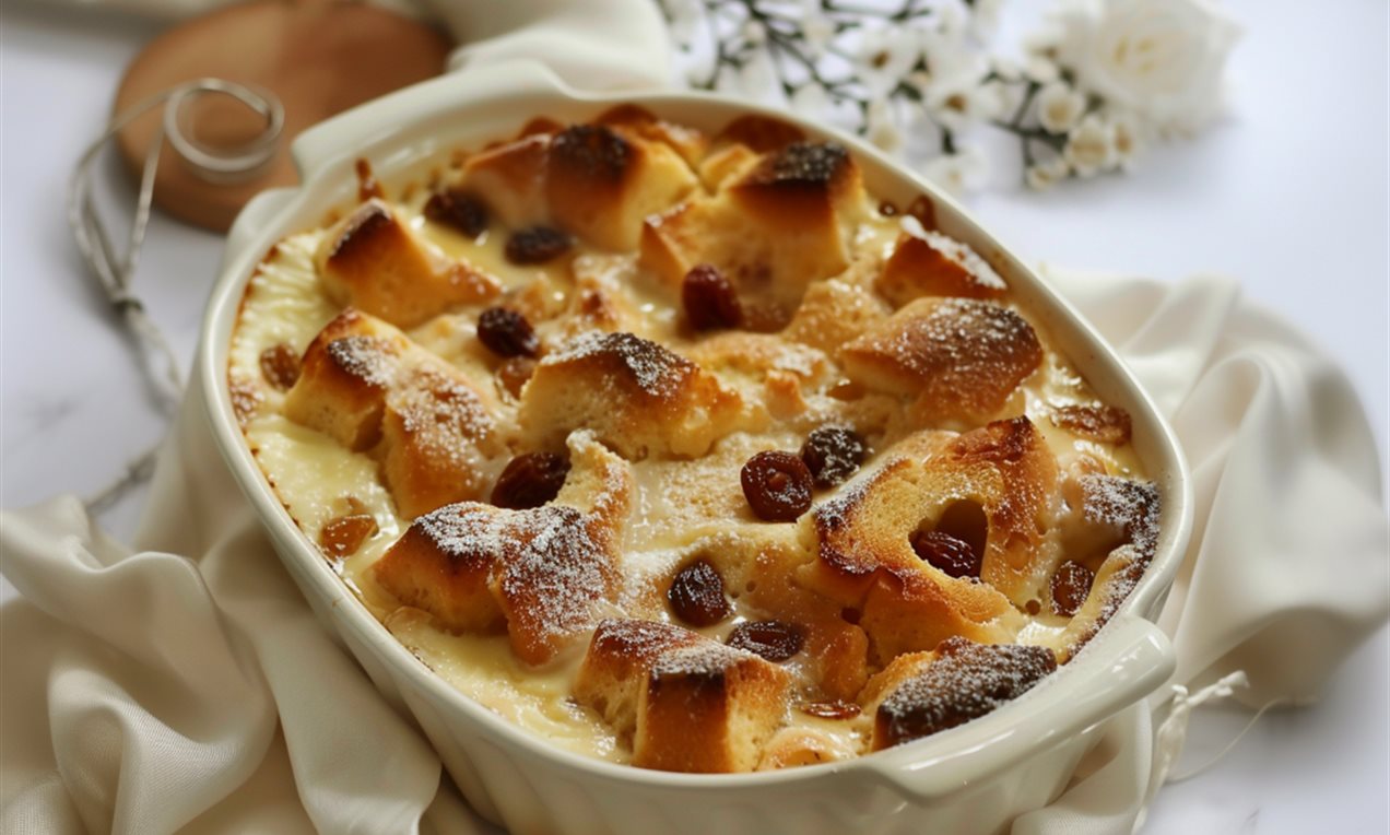 Pouding de pain au caramel écossais