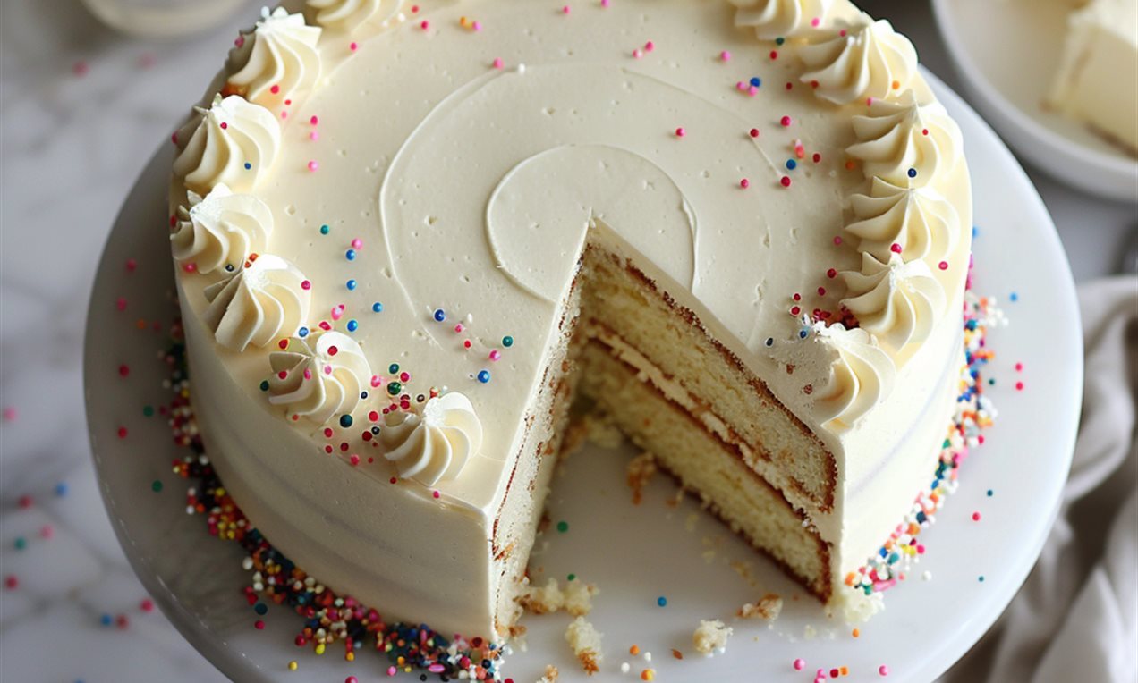 Gâteau à la vanille