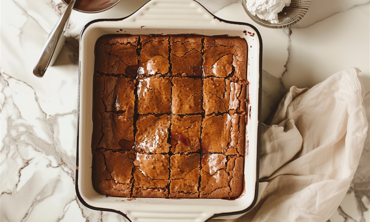 Brownies au caramel écossais