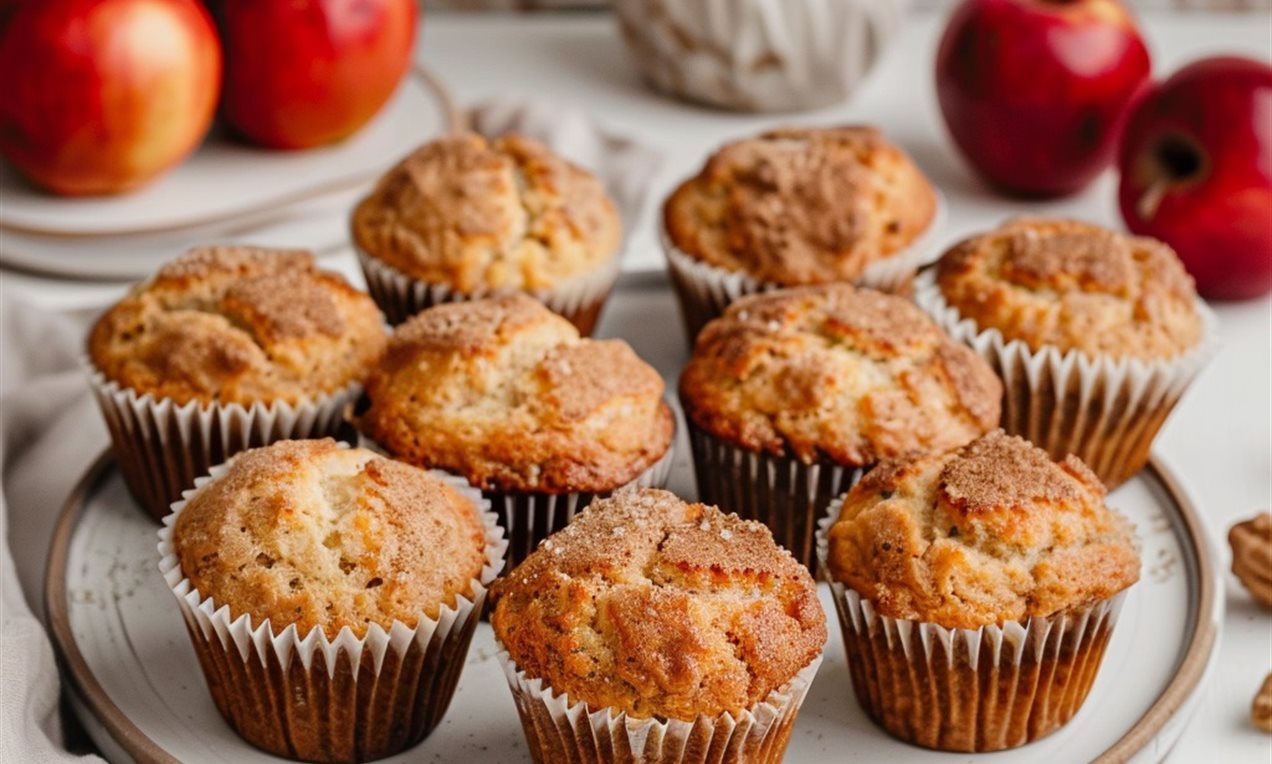 Muffins aux pommes